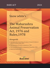  Buy Snow White’s The Maharashtra Animal Preservation Act 1976 and Rules 1978